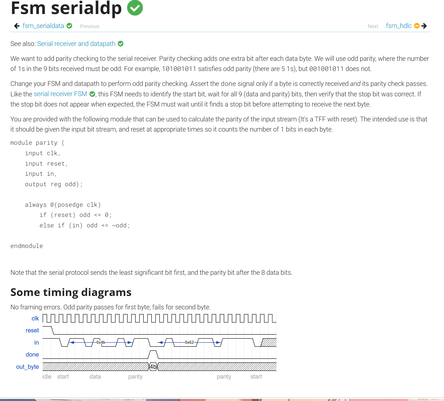 Fsm serialdp